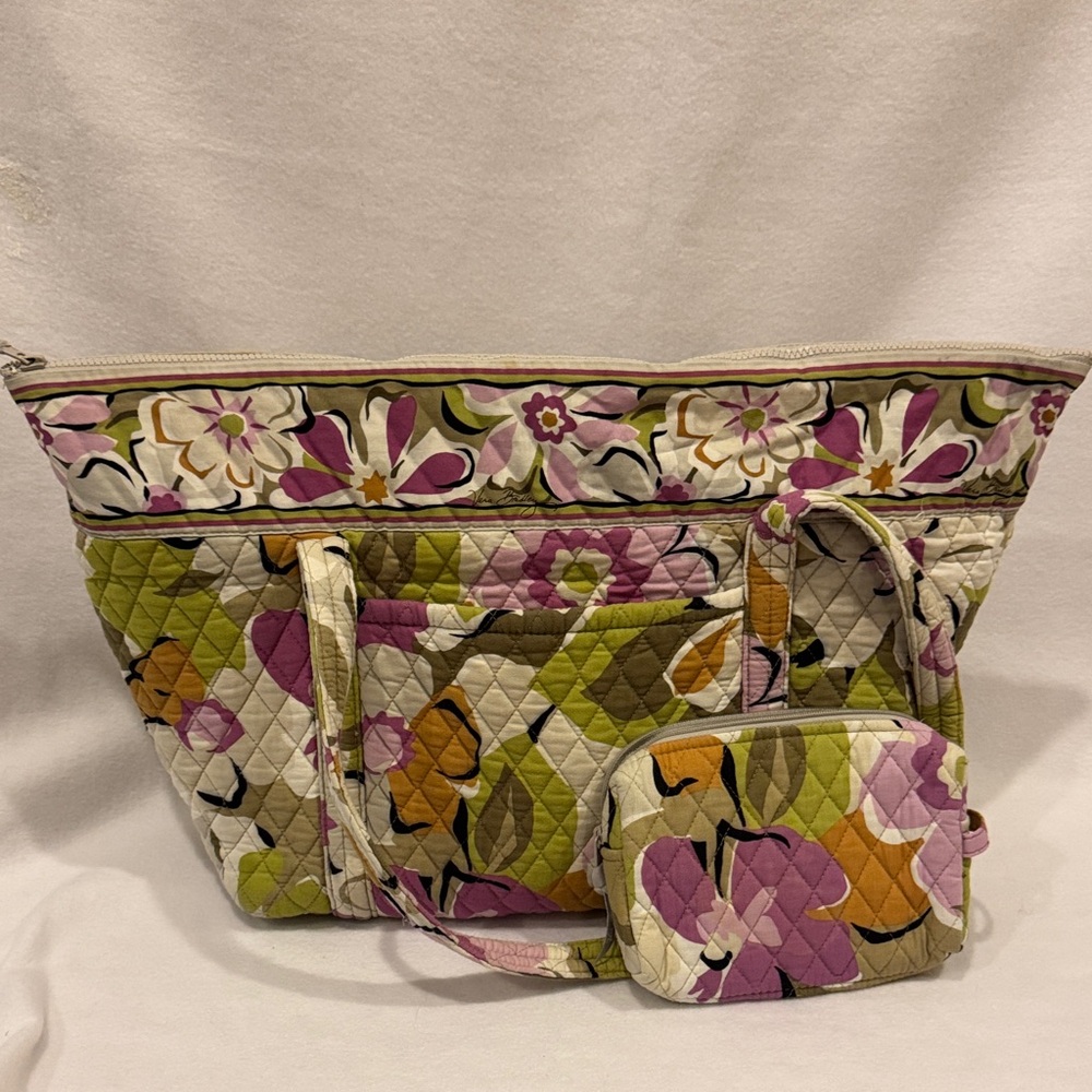 Vera Bradley Portobello Road Quilted Tote Set (Retired)